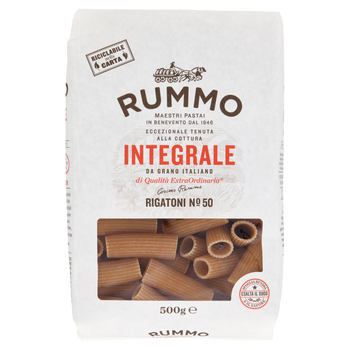 Makaron Rigatone Integrali n.50 RUMMO 500g