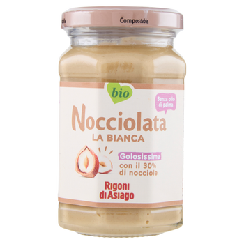 Krem orzechowy BIO Nocciolata Bianca RIGONI DI ASIAGO 250g