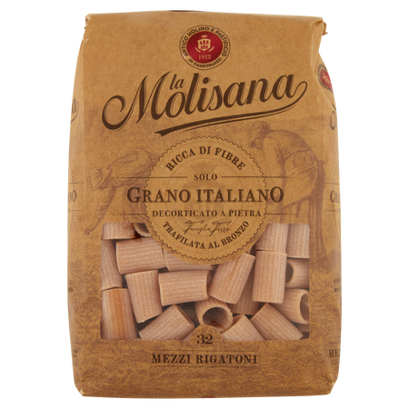 Makaron Mezzi Rigatoni Integrali n.32 LA MOLISANA 500g