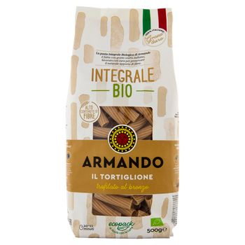 Makaron Tortiglione Integrale BIO ARMANDO 500g
