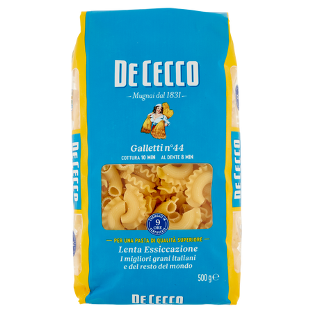 Makaron Galletti n.44 DE CECCO 500g