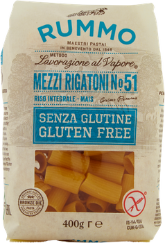 Makaron Mezzi Rigatoni n.51 bezglutenowy RUMMO 400g