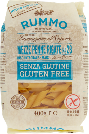 Makaron Mezze Penne Rigate n.28 bezglutenowy RUMMO 400g