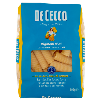 Makaron Rigatoni n.24 DE CECCO 500g
