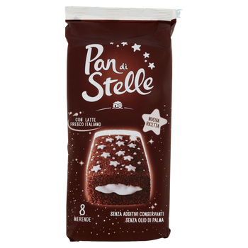 Ciastka kakaowe z kremem Merendine PAN DI STELLE 280g