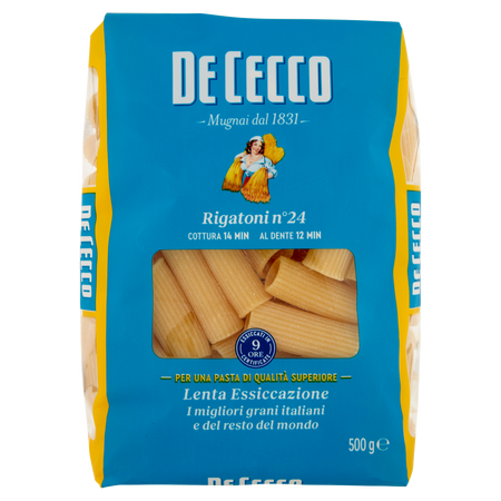 Makaron Rigatoni n.24 DE CECCO 500g