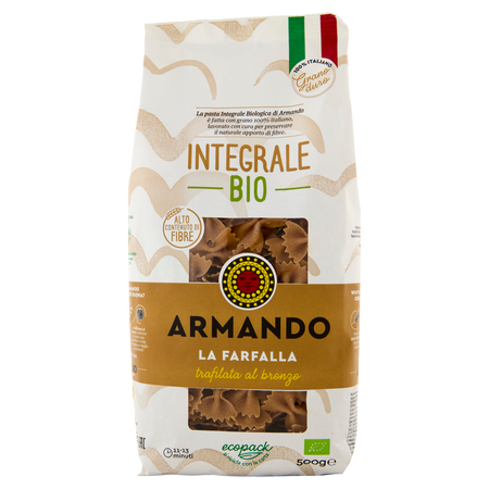 Makaron Farfalla Integrale BIO ARMANDO 500g