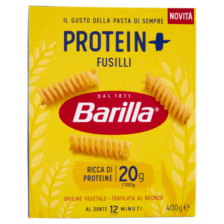 Makaron Fusilli Protein+ z wysoką zawartością białka BARILLA 400g