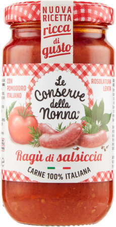 Ragu' di Salsiccia LE CONSERVE DELLA NONNA 190g