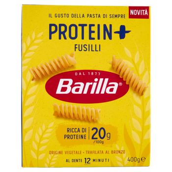 Makaron Fusilli Protein+ z wysoką zawartością białka BARILLA 400g