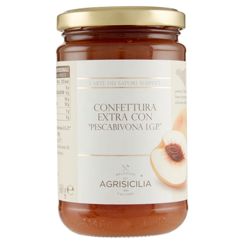 Konfitura brzoskwiniowa AGRISICILIA 360g