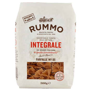 Makaron Farfalle Integrale n.85 RUMMO 500g