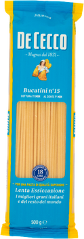 Makaron Bucatini n.15 DE CECCO 500g