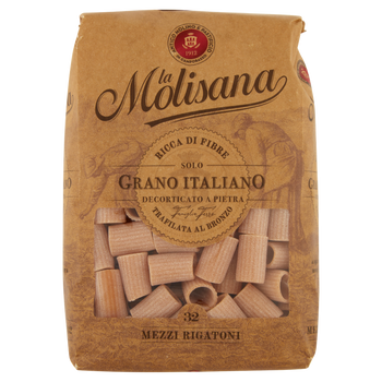 Makaron Mezzi Rigatoni Integrali n.32 LA MOLISANA 500g