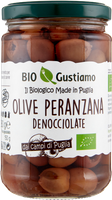 Oliwki bez pestek Olive Nere Peranzana Denocciolate BIO GUSTIAMO 280 g